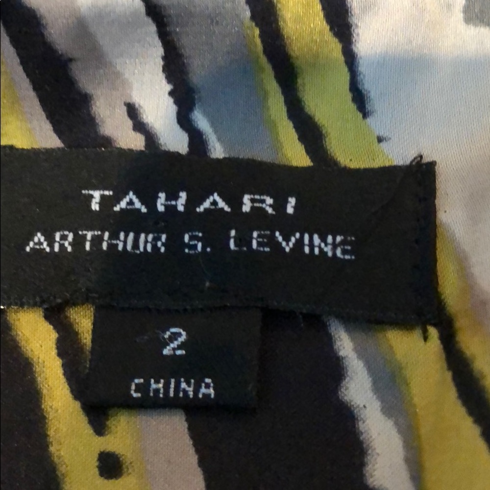 Tahari ASL Black and Gold Sheath Dress 👗 - Picture 3 of 6